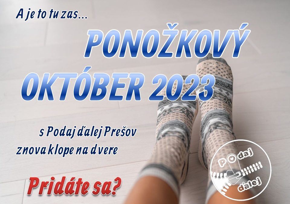 Ponožkový október je tu znova!