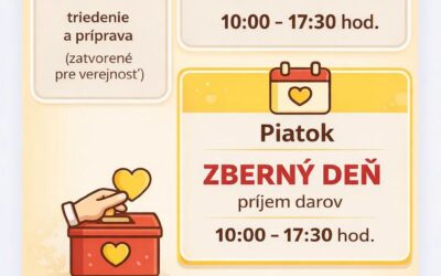 Zberný deň v Charity shope